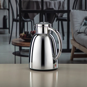 Almarjan Vacuum Flask Silver Finish By Siddiq Gifts