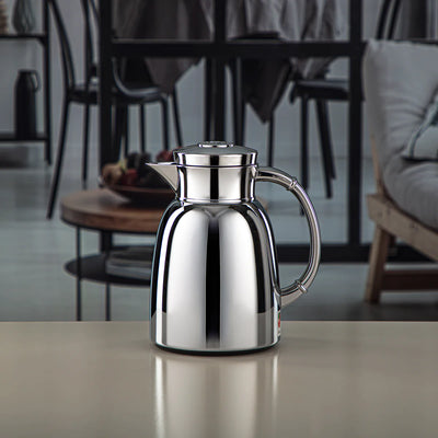 Almarjan Vacuum Flask Silver Finish By Siddiq Gifts
