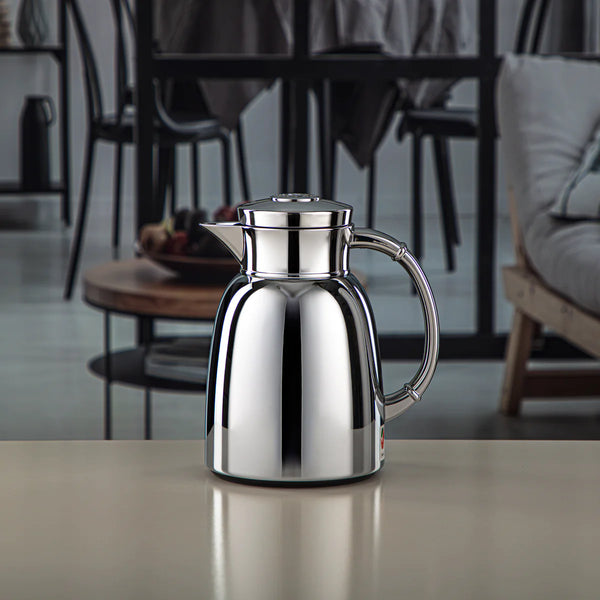 Almarjan Vacuum Flask Silver Finish By Siddiq Gifts