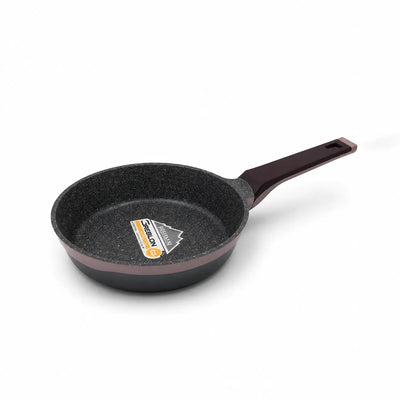 AlpenBerg Fry Pan In Black, Measuring 20 Cm And Ideal For Frying, Sautéing, Searing, And Preparing Eggs, Vegetables, And Everyday Meals At Siddiq Gifts.