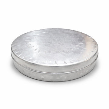 Aluminium Sweets Debba 10 Inch Large Round Storage Box For Sweets And Snacks By Siddiq Gifts