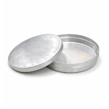 Aluminium Sweets Debba 8 Inch Round Storage Box For Sweets And Snacks By Siddiq Gifts