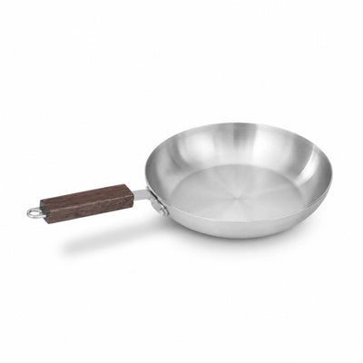 Aluminum Fry Pan 18 CM Lightweight Frying Pan With Wooden Handle Siddiq Gifts