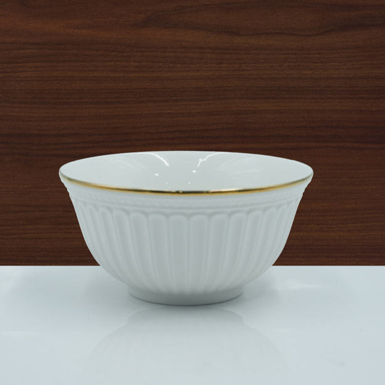 BG-07 Ceramic Bowl With Gold Line