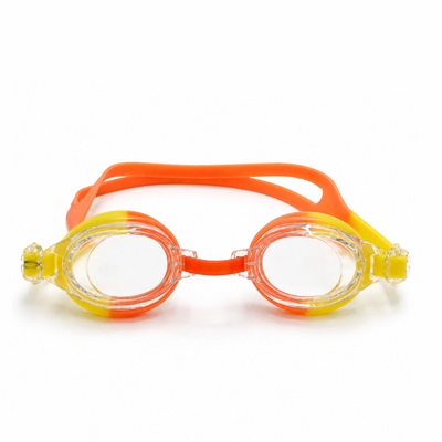 BL28 Swimming Goggles Anti Fog UV Protection Swim Goggles Orange And Yellow Siddiq Gifts