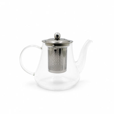Borosilicate Glass Tea Pot 900ml with Stainless Steel Infuser by Siddiq Gifts