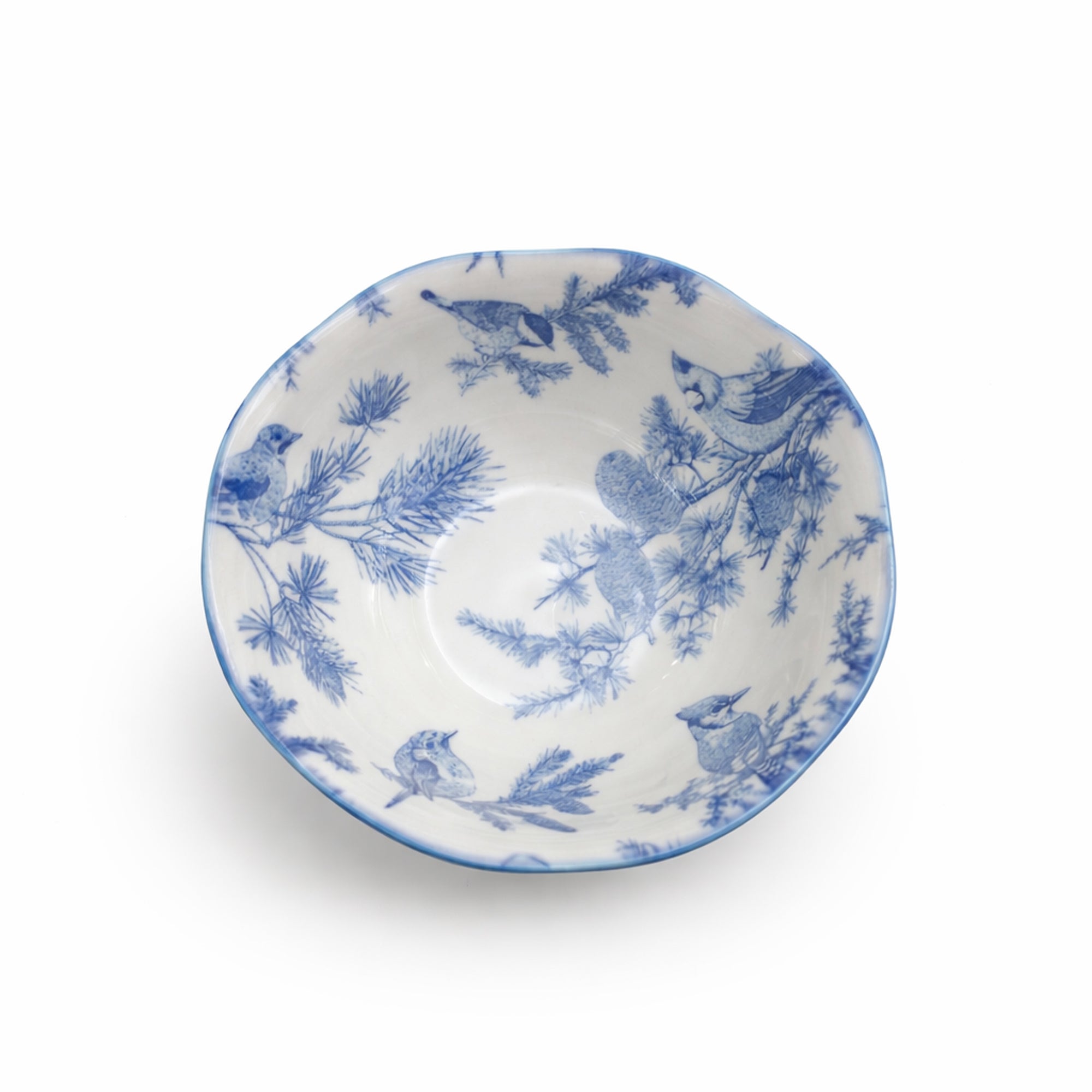 BX-13 5.5 inch ceramic bowl with blue bird pattern for soup, cereal, and snack serving – Siddiq Gifts Mussafah Abu Dhabi
