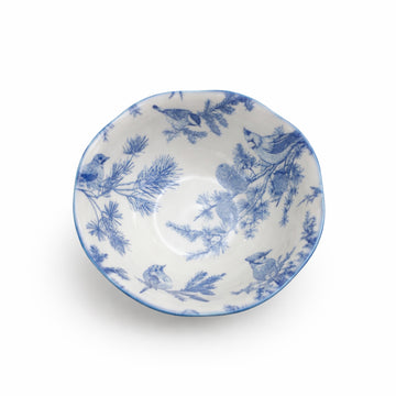 BX-13 5.5 inch ceramic bowl with blue bird pattern for soup, cereal, and snack serving – Siddiq Gifts Mussafah Abu Dhabi