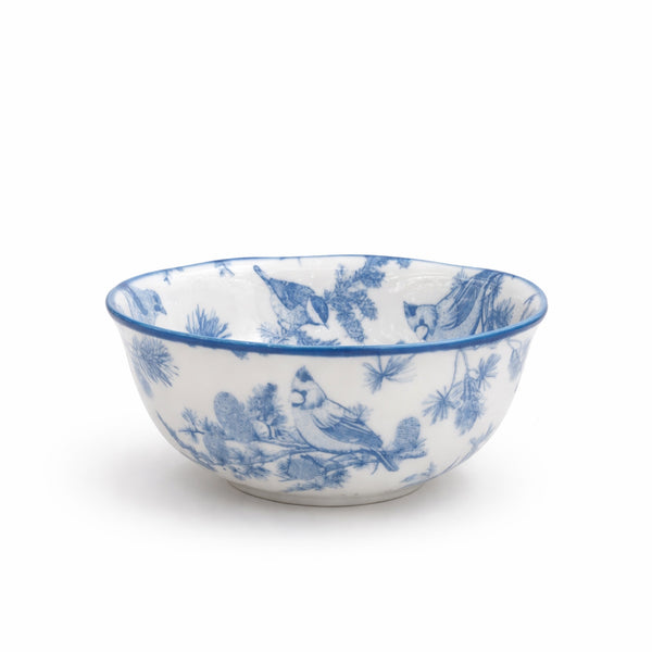 BX-13 5.5 inch ceramic bowl with blue bird pattern for soup, cereal, and snack serving – Siddiq Gifts Mussafah Abu Dhabi