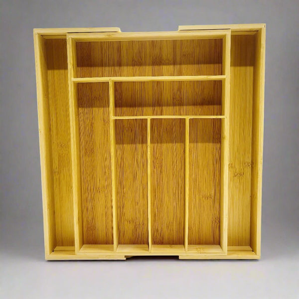 92582-09 Bamboo Cutlery Organizer