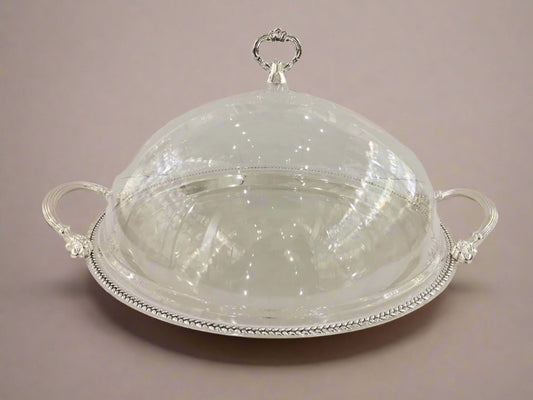 Cd-6930 Round Serving Plate W/Acrylic Lid