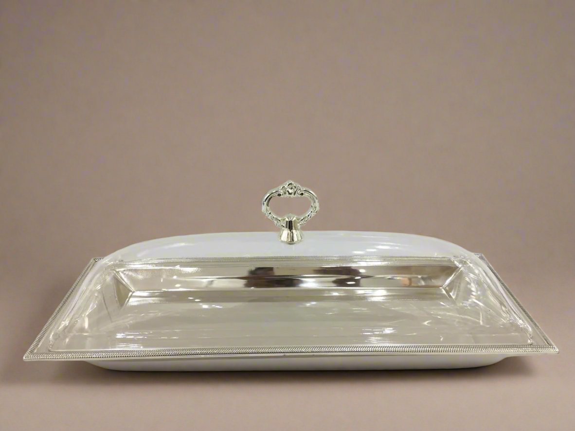 CD-7076 SERVING PLATTER W/ACRYLIC LID