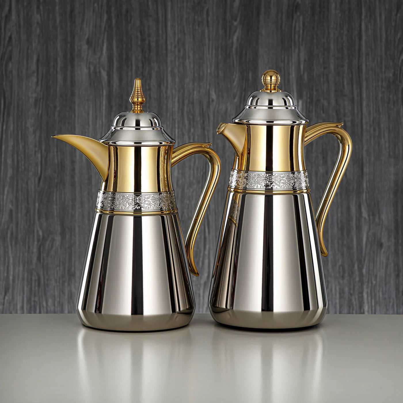 Umc Vacuum Flask 2pcs Set Silver Gold