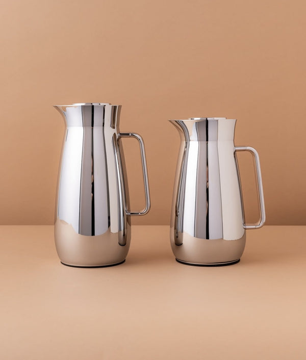 RGD21Q Vacuum Flask 2PC Set - Silver