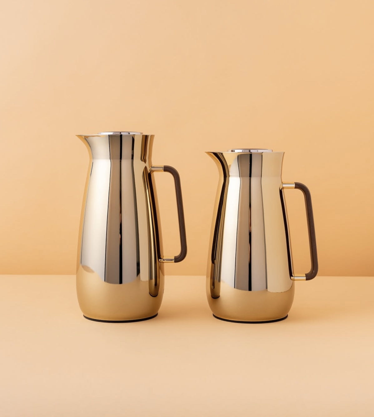 RGD21Q Vacuum Flask  2PC Set (1L + 0.8L) -  Champagne Gold