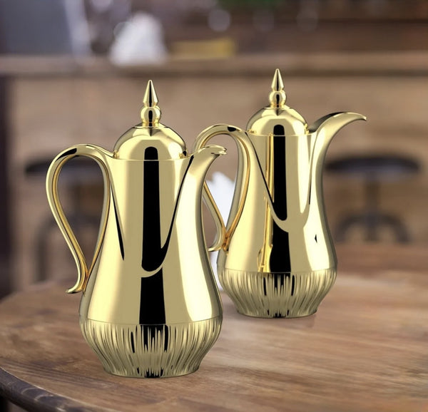 RGB03Q Vacuum Flask 2PC Set (1L + 0.8L) - Gold
