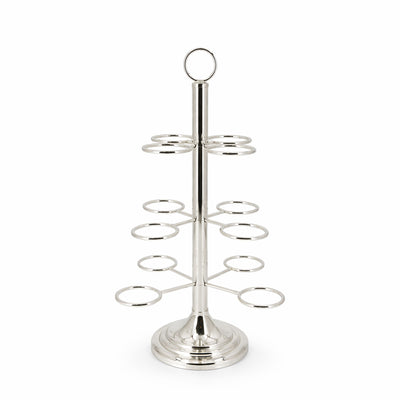 CD-6846 Silver Cawa Cup Holder Stand – Multi-Ring Serving Display Rack | Siddiq Gifts – Mussafah Abu Dhabi
