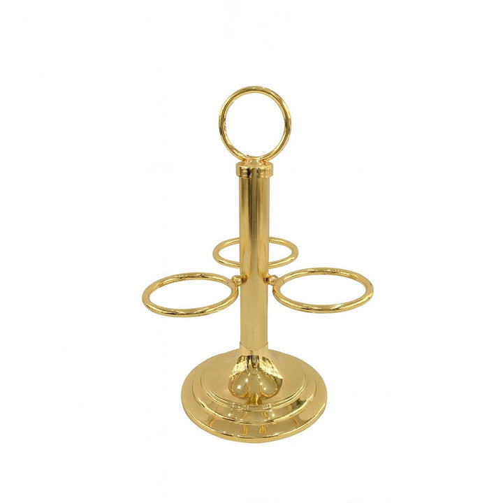 CD-7152 Cawa Cup Stand – 22 cm Height – 3-Cup Holder – French Gold Finish – Siddiq Gifts Mussafah Abu Dhabi