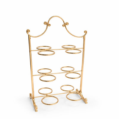 CD-7270 Cawa Cup Stand – 3 Layer 12 Cup Holder – Rose Gold Finish | Siddiq Gifts – Mussafah Abu Dhabi