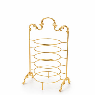 cd-7360-6-layer-dessert-plate-stand-french-gold-finish-siddiq-gifts-mussafah-abu-dhabi