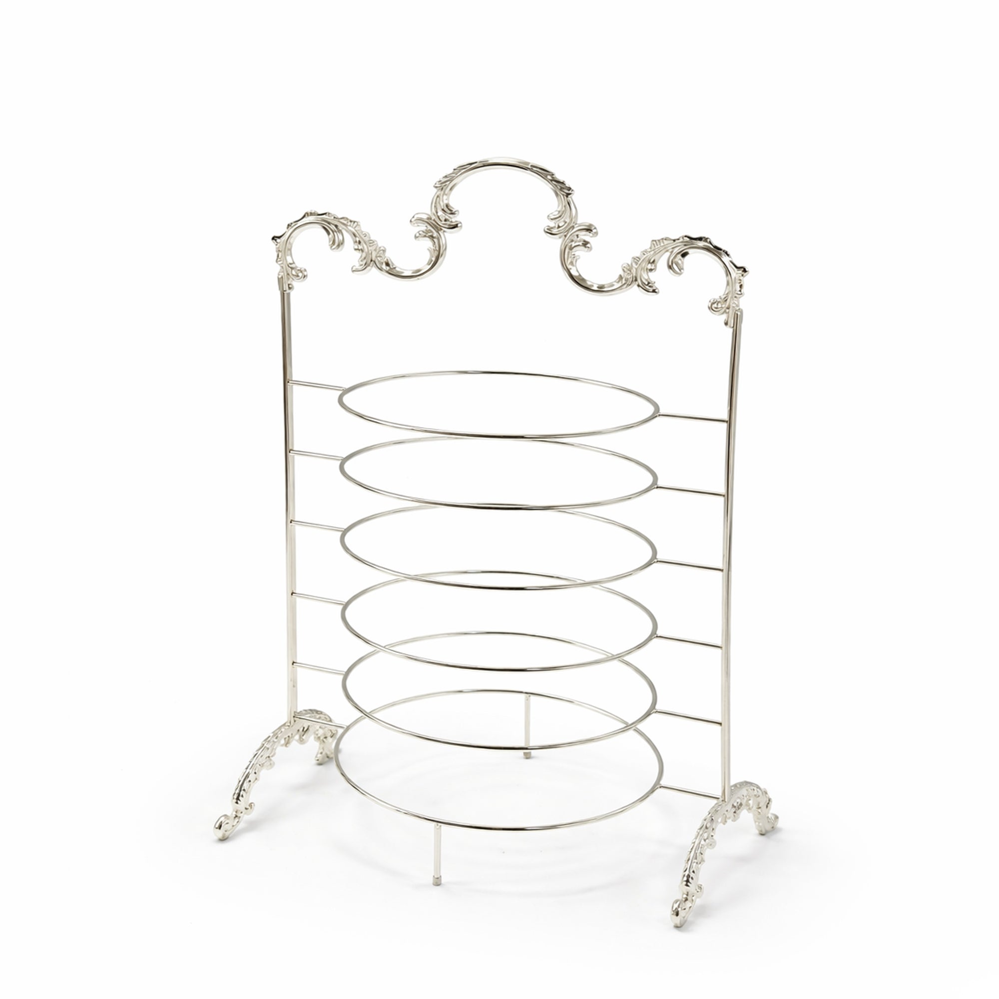 CD-7362 6-Layer Dinner Plate Stand – Silver Finish | Siddiq Gifts – Mussafah Abu Dhabi