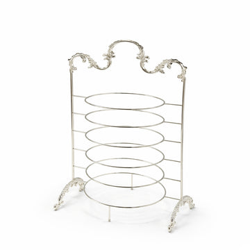 CD-7362 6-Layer Dinner Plate Stand – Silver Finish | Siddiq Gifts – Mussafah Abu Dhabi