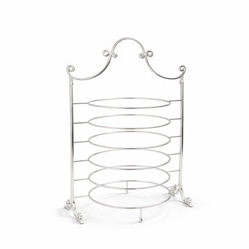 CD-7370 6-Layer Dinner Plate Stand – Silver Finish | Siddiq Gifts – Mussafah Abu Dhabi