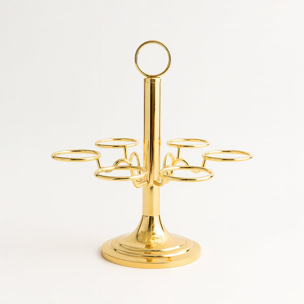 CD7624_Stainless_Steel_Cawa_Cup_Stand_Gold_6Cup_Holder_Siddiq_Gifts_Mussafah_Abu_Dhabi