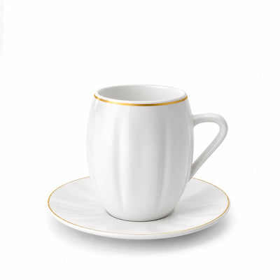 Ceramic Coffee Cup And Saucer Set 12 Pieces White Coffee Cup And Saucer Set Siddiq Gifts