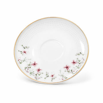 Ceramic Coffee Cup And Saucer Set 12 Pieces Floral Design With Matching Saucers Stylish Set For Coffee And Tea Serving By Siddiq Gifts