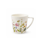 490G-016-NB314 Luhpar Ceramic Mug – 10 oz / 280 ml – White with Multicolor Floral Decal Design