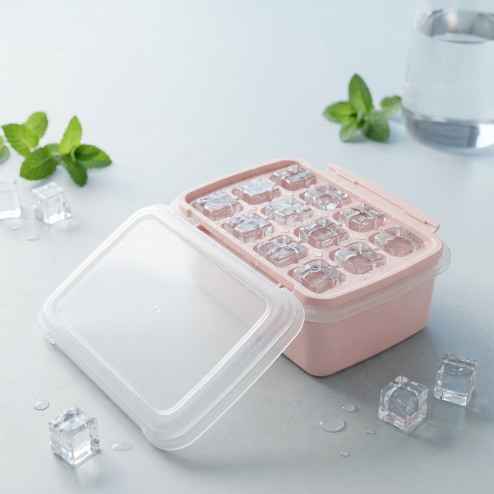 CT-541 Ice Cube Tray with Storage Box Lid 12 Grid Ice Maker | Siddiq ...
