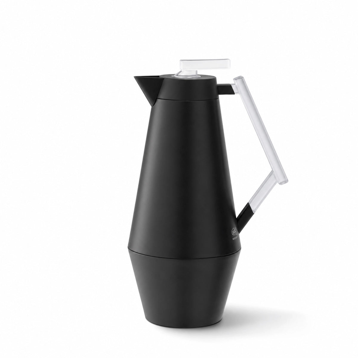 Almarjan Vacuum Flask Set 2 Pieces 0.75L And 1L Matte Black With Frost Handle Siddiq Gifts