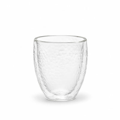 Double Walled Glass Tumbler Set 2 Pieces 350 ml Clear Borosilicate Glass Siddiq Gifts