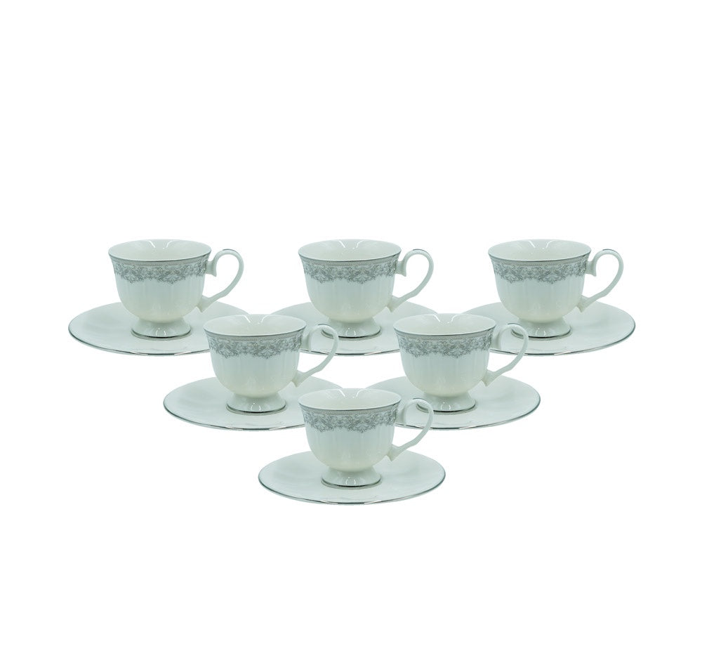 MK-411 Turkish Coffee Cup & Saucer Set 12 pcs