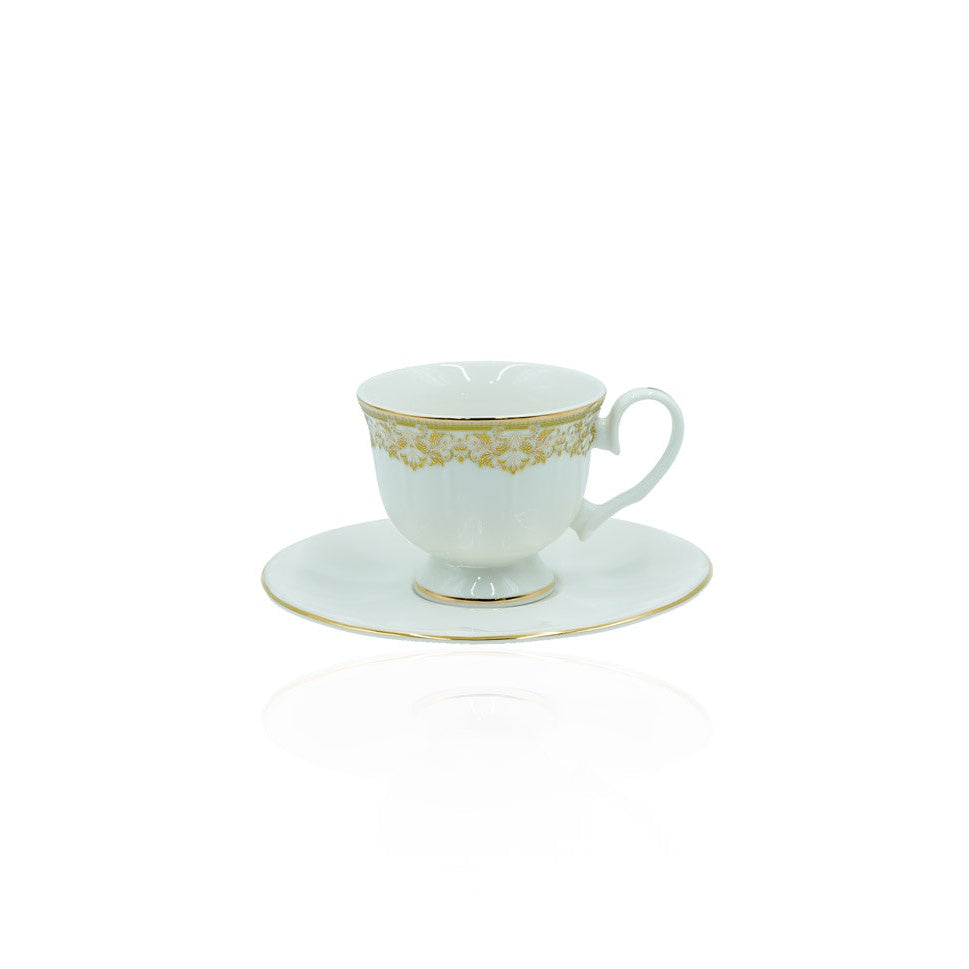 MK-408 Turkish Coffee Cup & Saucer Set 12 pcs