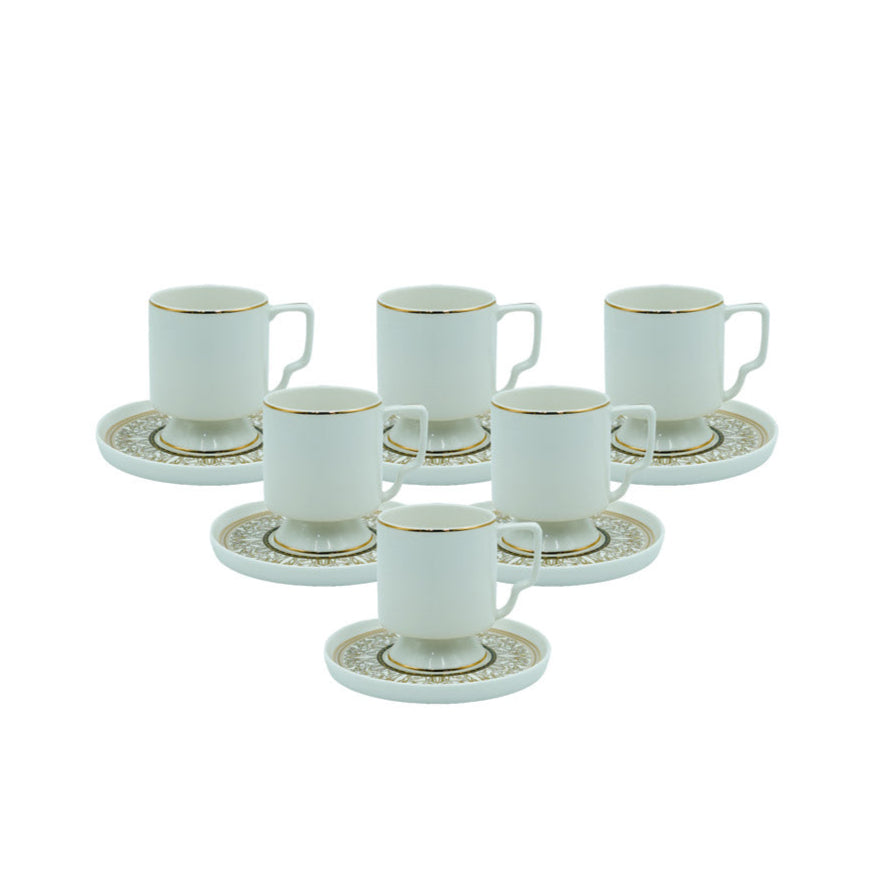 MK-416 Milk Cup & Saucer Set 12 pcs