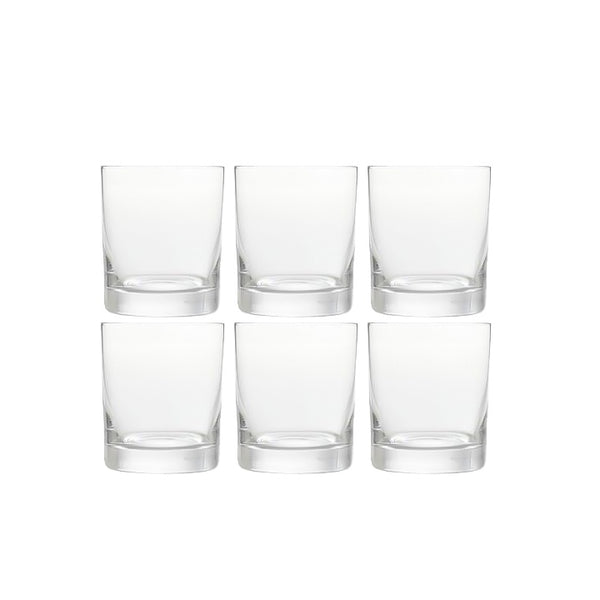 Glass Tumbler Set – 6-Piece – 390 ml – Sleek & Sturdy Design – DCS3040