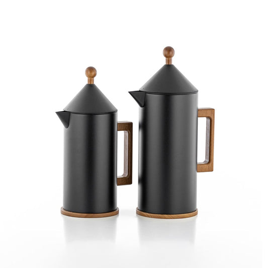 VAF2950010 Vacuum Flask 2PC Set (0.7L + 1L) - Black Wooden