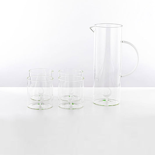 GLS0010179 Water Set 5PC - White Moon