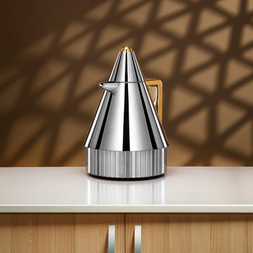 FG214AB-CG Vacuum Flask Set 2 Pieces – 1.0 L + 1.0 L – Silver with Gold Accents | Siddiq Gifts – Mussafah Abu Dhabi