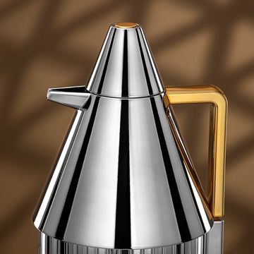FG214AB-CG Vacuum Flask Set 2 Pieces – 1.0 L + 1.0 L – Silver with Gold Accents | Siddiq Gifts – Mussafah Abu Dhabi