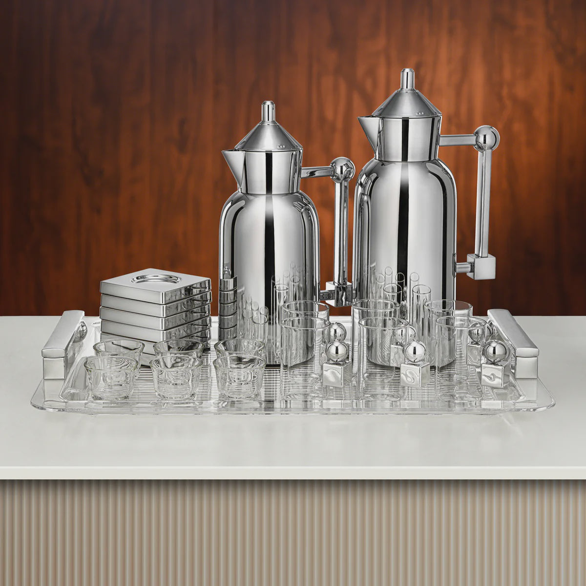 FG821-21-ALLC Vacuum Flask Set – 21 Pieces – Silver Finish | Siddiq Gifts – Mussafah Abu Dhabi