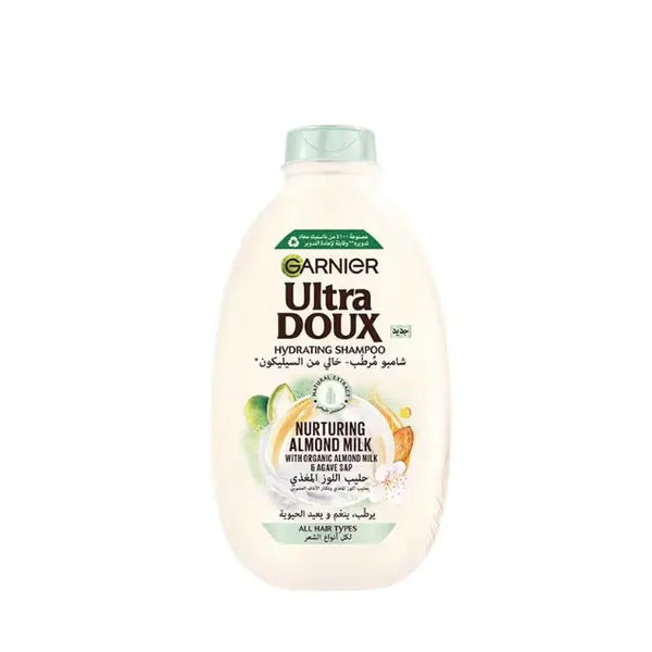Garnier Ultra Doux Shampoo, 400 ml, for Everyday Hair Care, Ideal for Cleansing, Refreshing, and Supporting Soft, Smooth, and Manageable Hair at Siddiq Gifts.