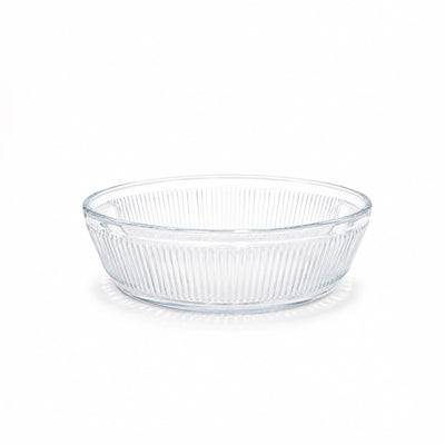 Glass Oven Bowl 1.2 L Clear Glass Siddiq Gifts