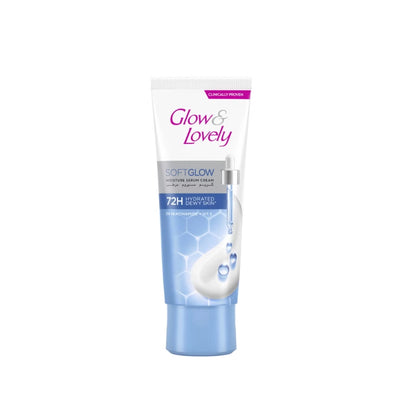 Glow & Lovely Soft Glow Moisture Serum Cream 100g 72-Hour Hydrating Face Cream Siddiq Gifts