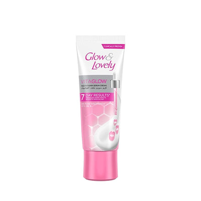Glow & Lovely VitaGlow Multivitamin Serum Cream 50g Brightening Face Cream Siddiq Gifts