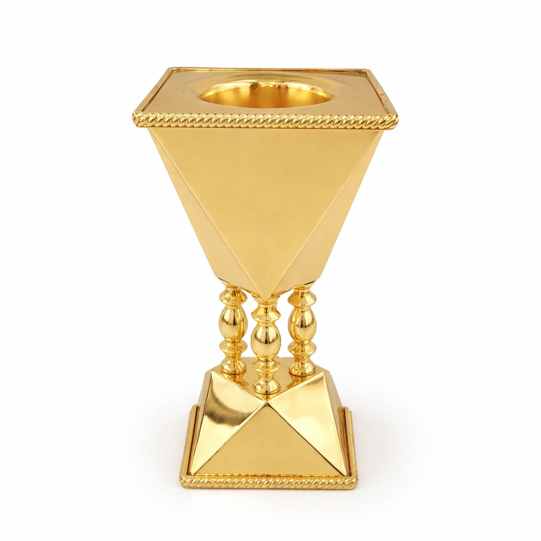 Gold Incense Burner 34cm Decorative Mabkhara for Bakhoor & Oud | Siddiq ...