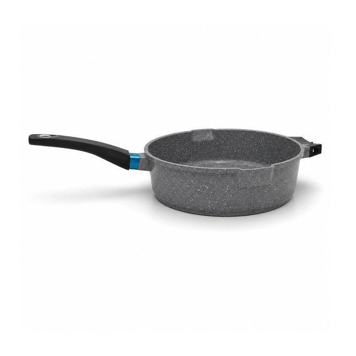 Granite Nonstick Cookware Set 9 Piece Induction Steamer Grey | Siddiq Gifts