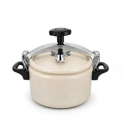 4L Granite Pressure Cooker Non-Stick Cooking Pot with Heat Resistant Handles by Siddiq Gifts